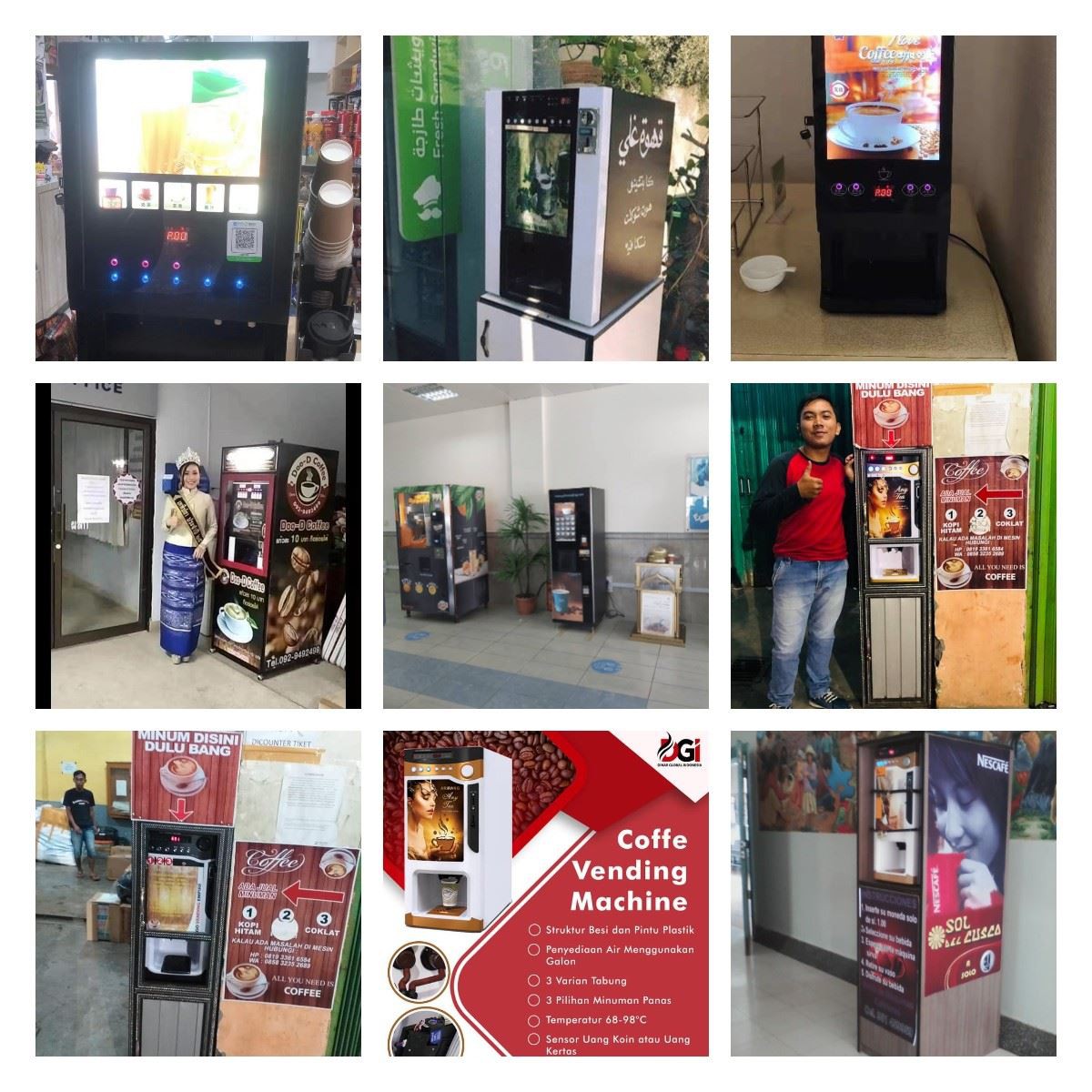 3 IN 1 coffee vending machine s